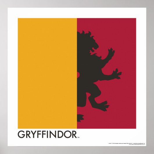 Harry Potter | Grafisch gebied Gryffindor House Pr Poster (Voorkant)