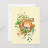 Harry Potter | Grafisch klasse Hermione Herbology Briefkaart (Voorkant / Achterkant)