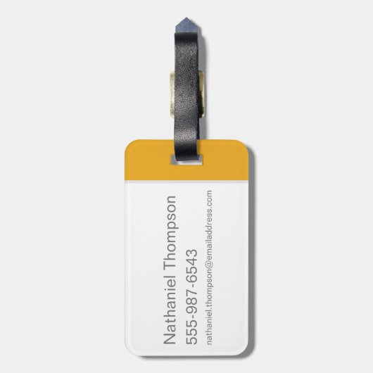 Harry Potter | Grafisch programma Gryffindor Lion Bagagelabel (Achterkant verticaal)