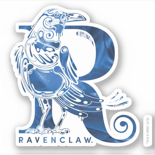 Harry Potter | Grafische Aguamenti RAVENCLAW™ Sticker (Voorkant)