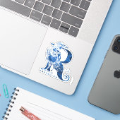 Harry Potter | Grafische Aguamenti RAVENCLAW™ Sticker (Laptop met iPhone)