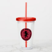 Harry Potter | Grafische kaart GRYFFINDOR™ House Acryl Drinkbeker (Voorkant)