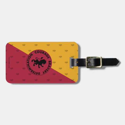 Harry Potter | Grafische kaart GRYFFINDOR™ House Bagagelabel (Voorkant horizontaal)