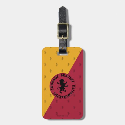 Harry Potter | Grafische kaart GRYFFINDOR™ House Bagagelabel (Voorkant verticaal)