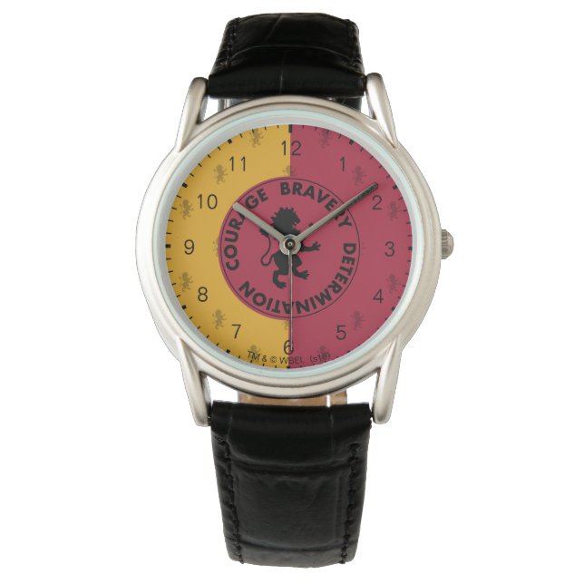 Harry Potter | Grafische kaart GRYFFINDOR™ House Horloge (Voorkant)
