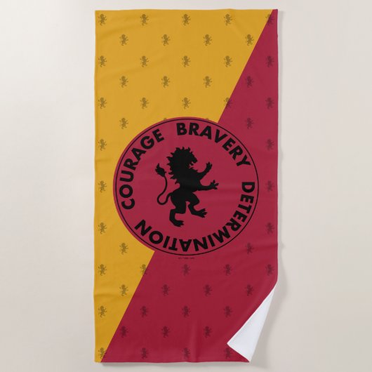 Harry Potter | Grafische kaart GRYFFINDOR™ House Strandlaken (Voorkant)