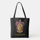 Harry Potter | Griffoendor Wapenschild Goud en Roo Tote Bag (Achterkant)