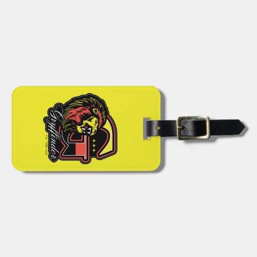 HARRY POTTER™ | GRYFFINDOR™ Athletic Badge Bagagelabel (Voorkant horizontaal)