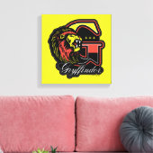 HARRY POTTER™ | GRYFFINDOR™ Athletic Badge Canvas Afdruk (Insitu (Woonkamer))