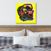 HARRY POTTER™ | GRYFFINDOR™ Athletic Badge Canvas Afdruk (Insitu (Slaapkamer))