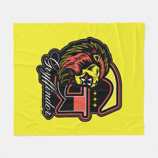 HARRY POTTER™ | GRYFFINDOR™ Athletic Badge Fleece Deken (Voorkant (Horizontaal))