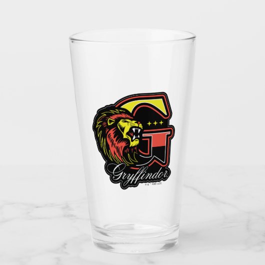 HARRY POTTER™ | GRYFFINDOR™ Athletic Badge Glas (Voorkant)