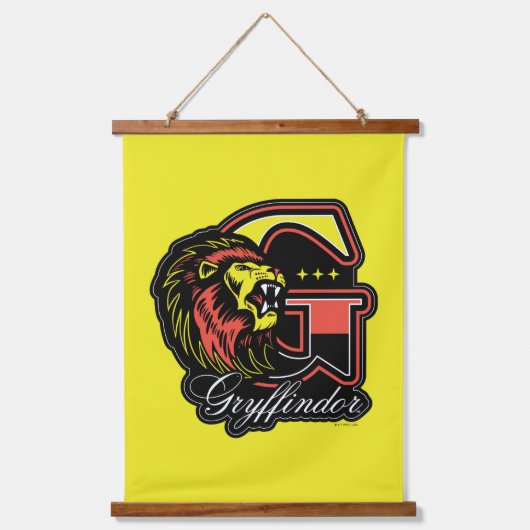 HARRY POTTER™ | GRYFFINDOR™ Athletic Badge Hangend Wandkleed (Voorkant)