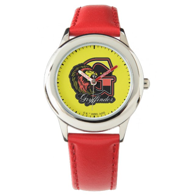 HARRY POTTER™ | GRYFFINDOR™ Athletic Badge Horloge (Voorkant)
