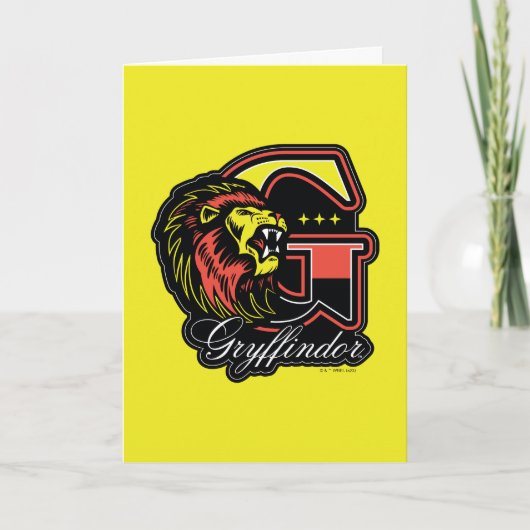 HARRY POTTER™ | GRYFFINDOR™ Athletic Badge Kaart (Voorkant)