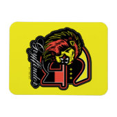 HARRY POTTER™ | GRYFFINDOR™ Athletic Badge Magneet (Horizontaal)