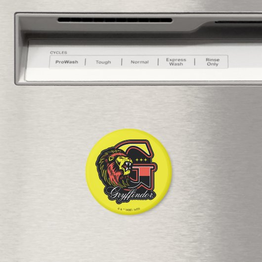 HARRY POTTER™ | GRYFFINDOR™ Athletic Badge Magneet (Insitu (Vaatwasser))