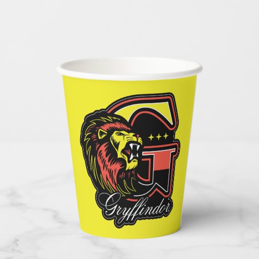 HARRY POTTER™ | GRYFFINDOR™ Athletic Badge Papieren Bekers (Achterkant)