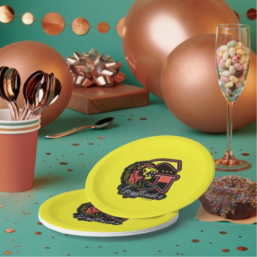 HARRY POTTER™ | GRYFFINDOR™ Athletic Badge Papieren Bordje (Multi)