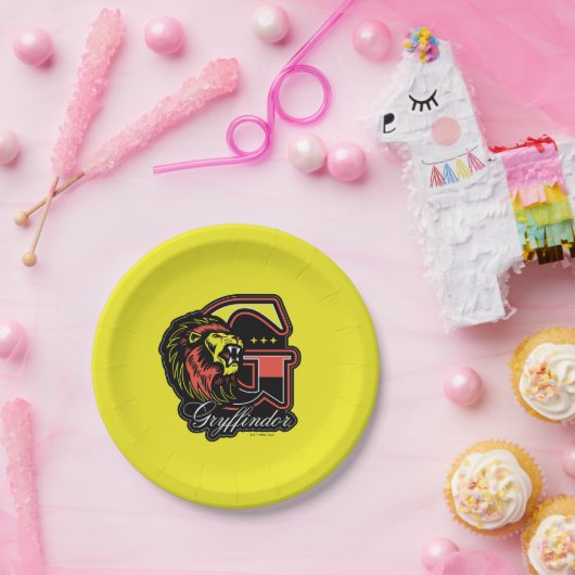HARRY POTTER™ | GRYFFINDOR™ Athletic Badge Papieren Bordje (Feest)