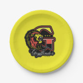 HARRY POTTER™ | GRYFFINDOR™ Athletic Badge Papieren Bordje (Voorkant)
