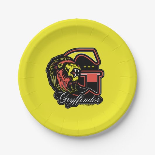 HARRY POTTER™ | GRYFFINDOR™ Athletic Badge Papieren Bordje (Voorkant)