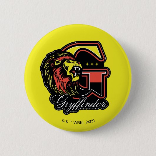 HARRY POTTER™ | GRYFFINDOR™ Athletic Badge Ronde Button 5,7 Cm (Voorkant)