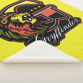 HARRY POTTER™ | GRYFFINDOR™ Athletic Badge Sherpa Deken (3/4)