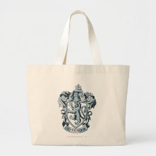 Harry Potter Gryffindor Crest Blue Grote Tote Bag