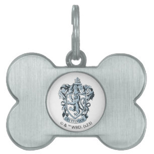 Harry Potter Gryffindor Crest Blue Huisdieren Naamplaatje