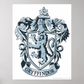 Harry Potter | Gryffindor Crest Blue Poster (Voorkant)
