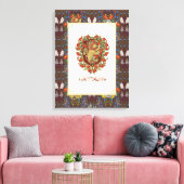 HARRY POTTER™ | GRYFFINDOR™ Crest Canvas Afdruk (Insitu (Woonkamer))