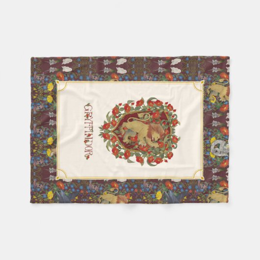 HARRY POTTER™ | GRYFFINDOR™ Crest Fleece Deken (Voorkant (Horizontaal))