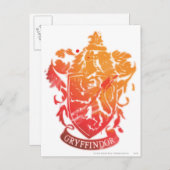 Harry Potter| Gryffindor Crest - geplateerd Briefkaart (Voorkant / Achterkant)