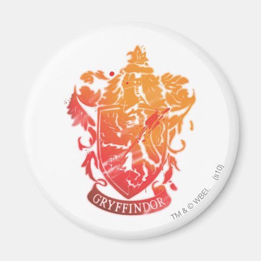 Harry Potter | Gryffindor Crest - Geplateerd Magneet (Voorkant)