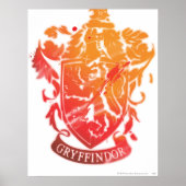 Harry Potter | Gryffindor Crest - Geplateerd Poster (Voorkant)