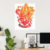 Harry Potter | Gryffindor Crest - Geplateerd Poster (Thuiskantoor)