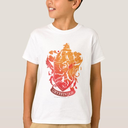 Harry Potter | Gryffindor Crest - Geplateerd T-shirt (Voorkant)