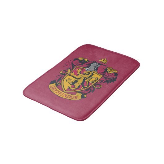 Harry Potter | Gryffindor Crest Gold en Red Badmat (Gekanteld)