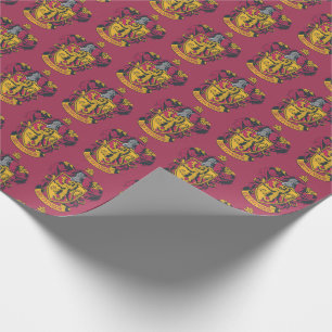 Harry Potter Gryffindor Crest Gold en Red Cadeaupapier