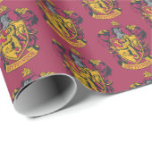 Harry Potter | Gryffindor Crest Gold en Red Cadeaupapier (Rol Hoek)