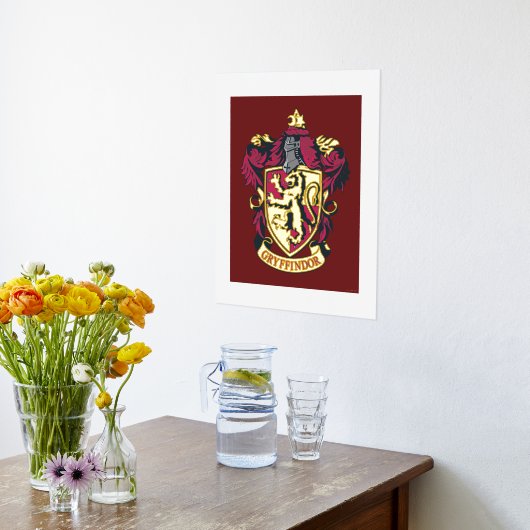Harry Potter | Gryffindor Crest Gold en Red Folie Afdrukken (Laag (Keuken))