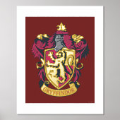 Harry Potter | Gryffindor Crest Gold en Red Folie Afdrukken (Voorkant)