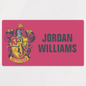 Harry Potter | Gryffindor Crest Gold en Red Labels (Design 2)