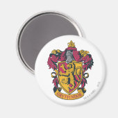 Harry Potter | Gryffindor Crest Gold en Red Magneet (Voorkant / Achterkant)
