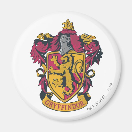 Harry Potter | Gryffindor Crest Gold en Red Magneet (Voorkant)