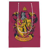 Harry Potter | Gryffindor Crest Gold en Red Medium Cadeauzakje (Achterkant)