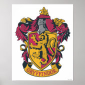 Harry Potter | Gryffindor Crest Gold en Red Poster (Voorkant)