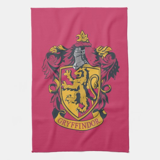 Harry Potter | Gryffindor Crest Gold en Red Theedoek (Verticaal)