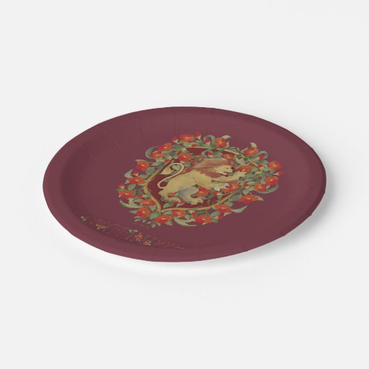 HARRY POTTER™ | GRYFFINDOR™ Crest Papieren Bordje (Gekanteld)